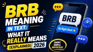 brb meaning