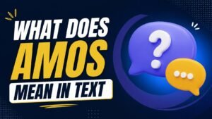 what does amos mean in text